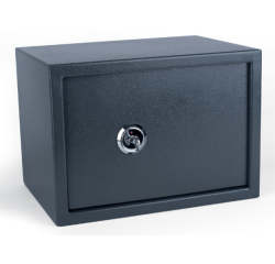 Coffre-fort Pavo 350x250x250mm à clé gris foncé