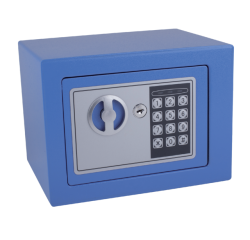 Coffre-fort Pavo Mini électronique 230x170x170mm bleu