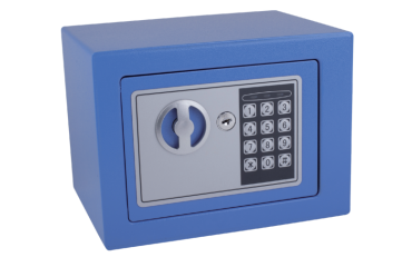 Coffre-fort Pavo Mini électronique 230x170x170mm bleu