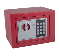 Coffre-fort Pavo Mini électronique 230x170x170mm rouge
