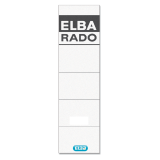 Rückenschild Elba Rado Breit 44x159mm zum Einlegen Weiß 10 Stück