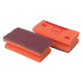 Schuurspons Scotch -Brite delicate oppervlakken 70x133mm rood 10 stuks