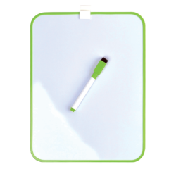 Ardoise magnétique Desq 21,5x28cm + marqueur profil vert