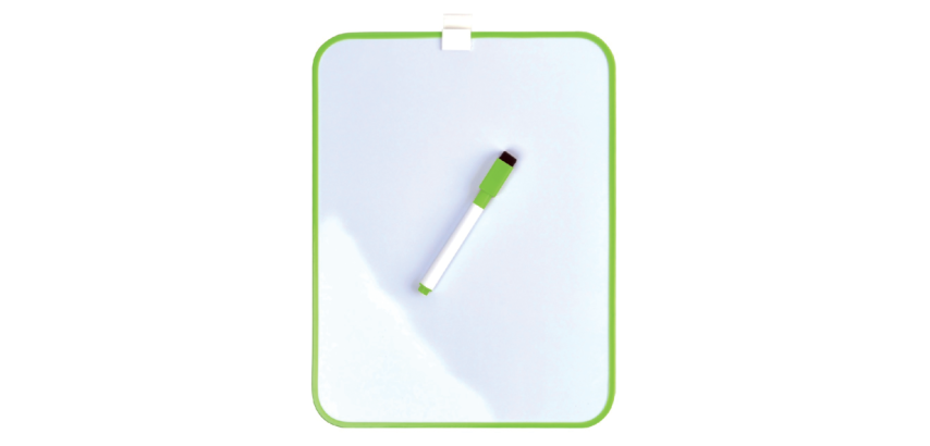 Magnetic Slate Desq 21.5x28cm + Green Profile Marker