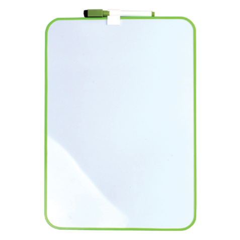 Ardoise magnétique Desq 24x34cm + marqueur profil vert