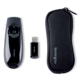 Kensington Presenter Expert Green Laser with Cursor Control presentation remote control - black