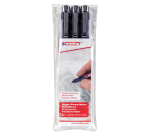 Fineliner edding 1800 0.25mm - 0.35mm - 0.5mm zwart set à 3 stuks