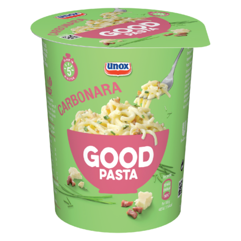 Good Pasta Unox spaghetti carbonara cup