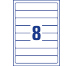 Etiquette dorsale Avery Small 34x192mm adhésive blanc