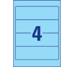 Avery Large Adhesive Spine Label 61x192mm Blue