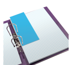 Bande de séparation Oxford Duo 240x105mm bleu 60 pièces