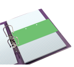 Bande de séparation Oxford Duo 240x105mm vert 60 pièces