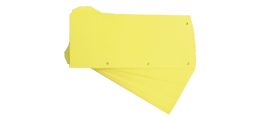 Trennstreifen Oxford Duo 240x105mm gelb 60 Stück