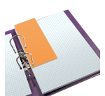 Scheidingsstrook Oxford duo 240x105mm oranje 60 stuks