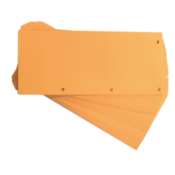 Scheidingsstrook Oxford duo 240x105mm oranje 60 stuks