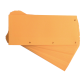 Scheidingsstrook Oxford duo 240x105mm oranje 60 stuks