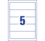 Avery Large Spine Label 54x190mm White 25 Sheets