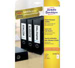 Avery Large Spine Label 54x190mm White 25 Sheets