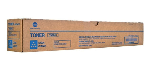 Tonercartridge Konica Minolta A8DA450 TN-324C blauw