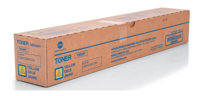 A8DA250 KONICA BIZHUB C308 Toner YellowLOW  26.000Pages TN324Y