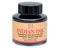Oost-Indische inkt Talens zwart 30ml