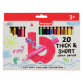 Crayon de couleur Bruynzeel Kids Thick & Short blister 20 pièces assorti