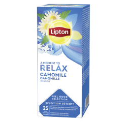 Infusion kamille Lipton Relax - Doos met 25 zakjes