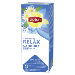Infusion camomille Lipton Relax - Boîte de 25 sachets