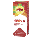 Thé Lipton Energise English Breakfast 25x 1,5g