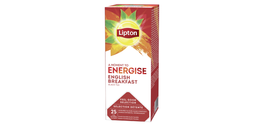 Thé Lipton Energise English Breakfast 25x 1,5g