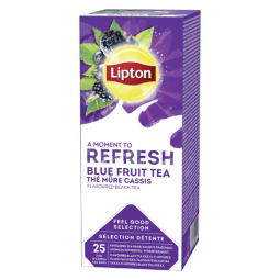 Thé Lipton Refresh mûres-cassis 25x 1,5g