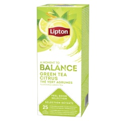 Green Tea Citrus Lipton Balance - Box of 25 bags