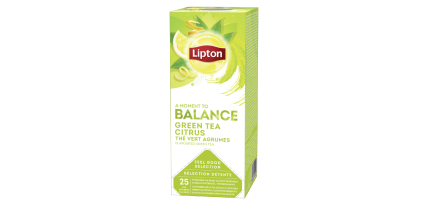 Thé vert agrumes Lipton Balance - Boîte de 25 sachets