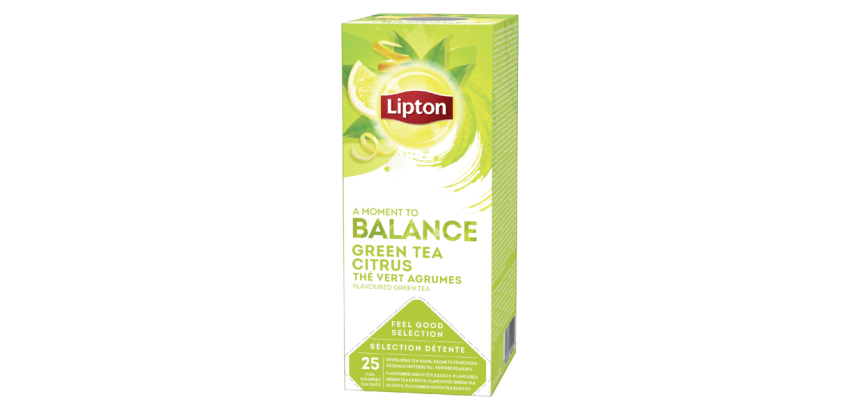 Thé vert agrumes Lipton Balance - Boîte de 25 sachets