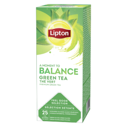 Thé vert Lipton Balance - Boîte de 25 sachets