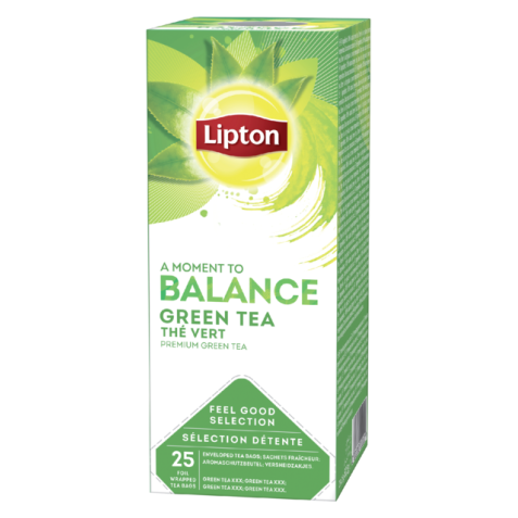 Thé vert Lipton Balance - Boîte de 25 sachets