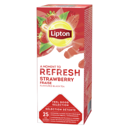 Thé Lipton Refresh fraise 25x 1,5g