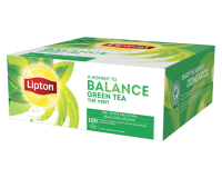 Thé vert Lipton Balance - Boîte de 100 sachets