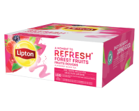 Black tea with forest fruits Lipton Refresh - Box of 100 sachets
