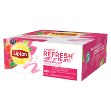 Thé noir fruits des bois Lipton Refresh - Boîte de 100 sachets