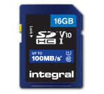 Carte mémoire Integral SDHC V10 16Go