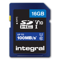 Integral - Flash-Speicherkarte - 16 GB - SDHC UHS-I