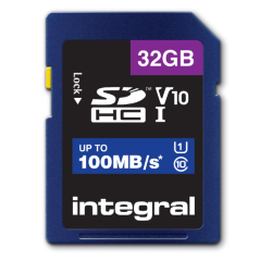 Geheugenkaart Integral SDHC V10 32GB