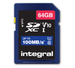 Carte mémoire Integral SDXC V10 64Go