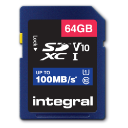 Integral - Flash-Speicherkarte - 64 GB - SDXC UHS-I