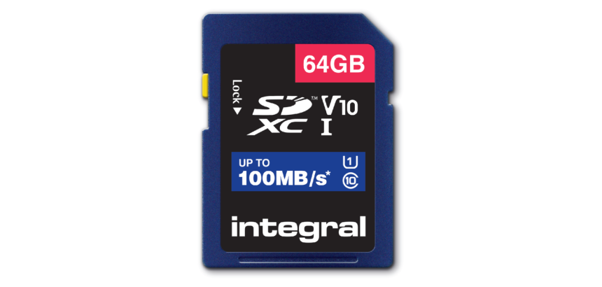 Carte mémoire Integral SDXC V10 64Go
