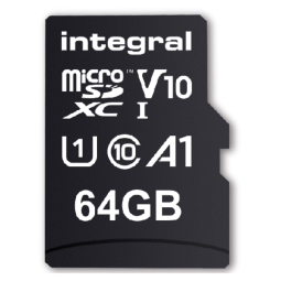 Geheugenkaart Integral microSDXC V10 64GB