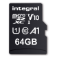 Geheugenkaart Integral microSDXC V10 64GB