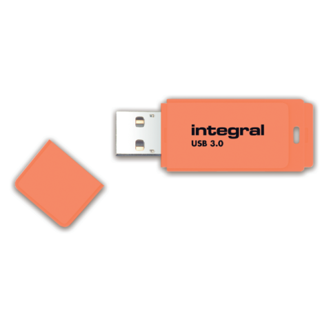 USB-stick 3.0 Integral 64GB neon oranje