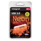 Integral Neon USB-Stick 64 GB USB 3.2 (USB-A) Orange